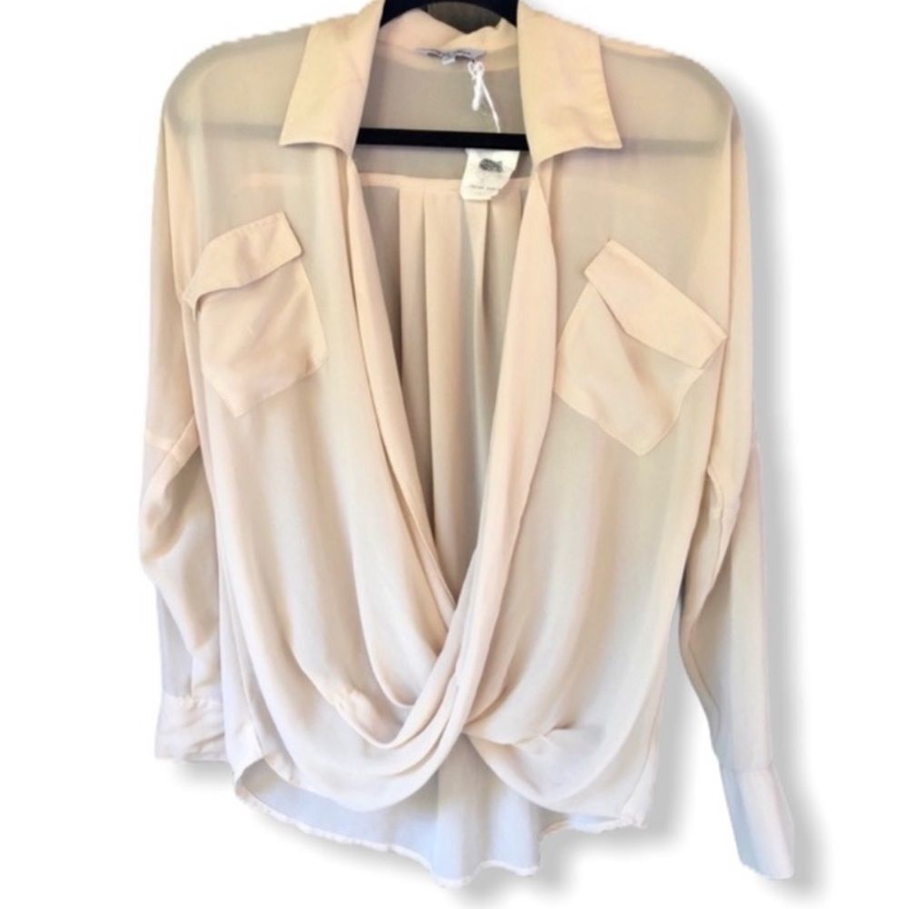 Naked Zebra Sheer Blouse